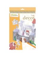 Avenue mandarine värityskirja ritarilinna