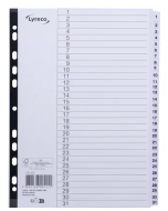 lyreco hakemisto, kasnion hakemisto, a4 hakemisto, mylar hakemisto, valkoinen hakemisto