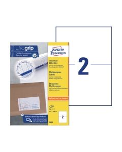 Avery 3655 monitoimitarra 210 x 148mm 2-osainen