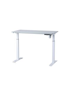 Easydesk elite sähköpöytä 120x60 cm valkoisella pöytälevyllä