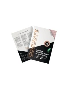 Covid viralsafe virusteippi office pro kit 2 x 208 x 310 mm antrasiitinharmaa