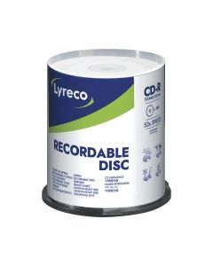 Lyreco cd-r 80min 700mb 52x spindle