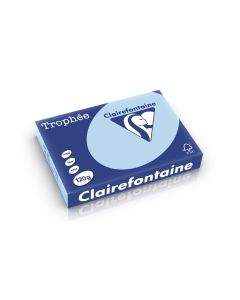 Clairefontaine trophee 1213 väripaperi a4 120g taivaansininen, 1 kpl=250 arkkia