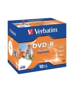 Verbatim dvd-r 4.7gb 16x 