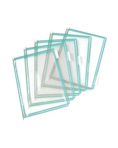 Tarifold saranatasku a4 läpinäkyvä/vihreä