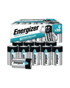 Energizer® max plus™ d/lr20 alkaliparisto