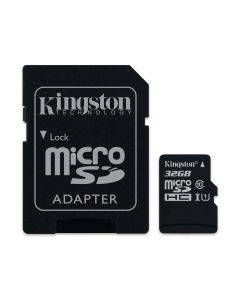 Kingston® canvas select muistikortti microsdhc 32gb adapterilla