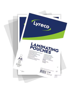 Lyreco laminointitasku A6 2x125 mic kirkas