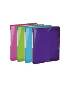 Exacompta iderama laatikkokansio a4 40 mm pp värilajitelma