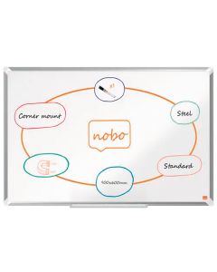 Nobo Premium Plus valkotaulu 90x60cm teräs