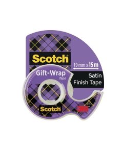 Scotch gw1975d giftwrap-teippi katkaisulaitteessa 19 mm x 15 m