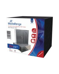 Mediarange cd-kotelo ohut kirkas/musta