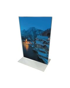 Esiteteline T-pöytämalli A5 2-puoleinen kirkas