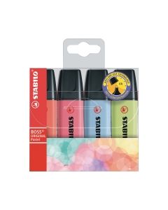 Stabilo boss original korostuskynä viisto 2-5 mm pastellivärit 1 kpl=4 kynää