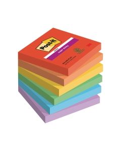 Post-it® super sticky playful viestilappu 76 x 76 mm