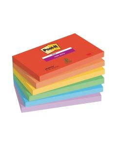 Post-it® super sticky playful viestilappu 76 x 127 mm
