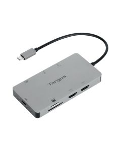Targus® usb-c dual video 4k multiport telakointiasema