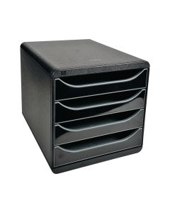 Exacompta big box vetolaatikosto 4-osainen musta