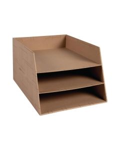 Eterneco vetolaatikosto 3-osainen kartonki ruskea