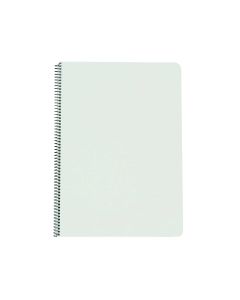 Paperipiste muovikansivihko ruudutettu a4/80 7x7 mm valkoinen