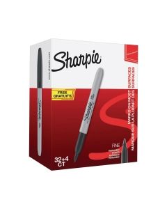 Sharpie fine huopakynä pyöreä 1mm musta