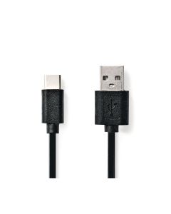 Nedis usb-a usb-c™ adapteri 2m kaapelilla