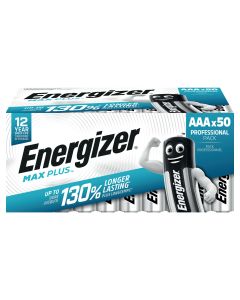 Energizer max plus aaa/lr6 alkaliparisto 1 kpl=50 paristoa
