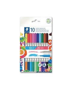 Staedtler® 3280 kaksikärkinen kuitukärkikynä värilajitelma