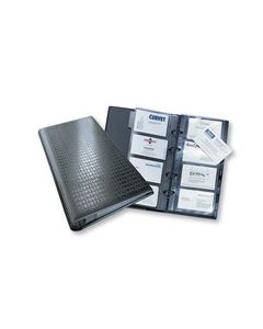 Durable visifix centium käyntikorttikansio 200 kortille a5 musta 