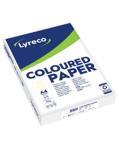 Lyreco väripaperi A4 80g kerma