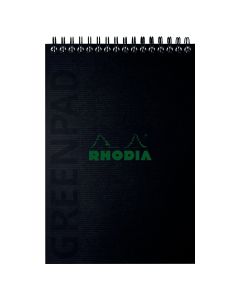 Rhodia greenpad pehmeäkantinen muistikirja a5/80 viivoilla + marginaali