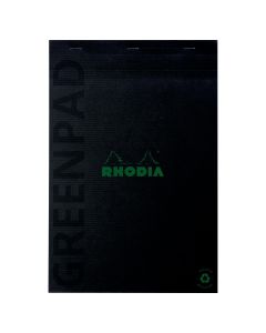 Rhodia greenpad nidottu muistilehtiö a4/70 viivoilla + marginaali