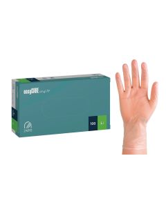 easyCARE vinyylikäsine puuteriton L