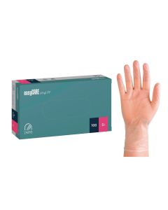 easyCARE vinyylikäsine puuteriton S