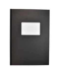 Konttorikirja 82543 a4 9mm viivoitettu musta