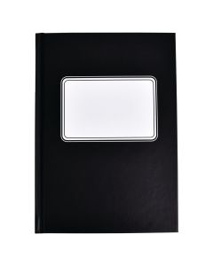 Konttorikirja a5/192 ruudutettu 7x7mm musta