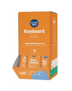 Kiilto pro keyboard wipe desinfektiopyyhkeet