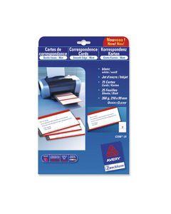 Avery käyntikortti c32016 85 x 54mm satiini 220g