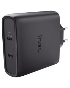 Trust Maxo 100 watin 2-porttinen USB-C GaN laturi
