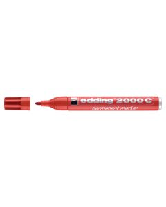 Edding 2000 huopakynä pyöreä 1,5-3mm permanent punainen