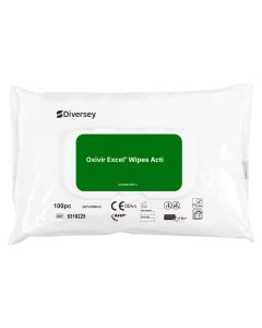 Oxivir Excel Wipe Acti desinfektiopyyhe pesevä 26,7 x 20cm, 1 kpl=100 pyyhettä