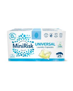 Mini Risk pyykkikapseli all-in-1 Universal, 1kpl=25 kapselia