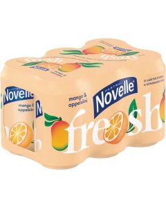 Hartwall Novelle Fresh Mango-Appelsiini kivennäisvesi 0