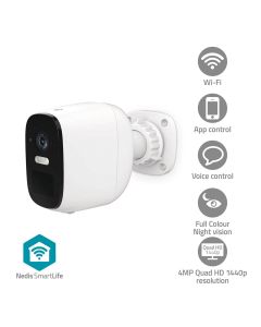 Nedis SmartLife 4MP Quad HD Wi-Fi valvontakamera ulkokäyttöön