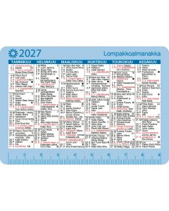 Lompakkoalmanakka – Taskukalenteri – Kompakti