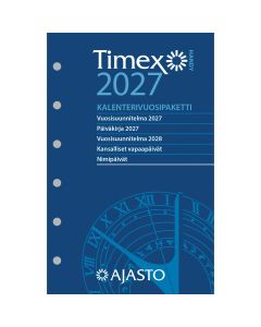 Timex Handy -vuosipaketti – Järjestelmäkalenteri – Kalenteriosa kansiin