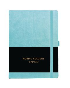 Planner-muistikirja, aqua – Muistikirja – Lukunauhat, sisällysl. ja pistes.