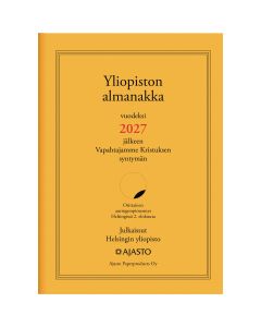 Yliopiston almanakka A4 – Pöytäkalenteri – Suuri ja selkeä
