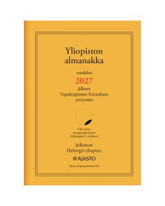 Yliopiston almanakka A6 – Taskukalenteri – Klassinen yliopistoalmanakka