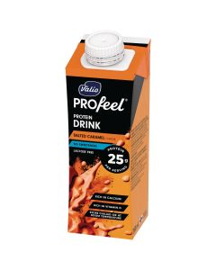 Valio PROfeel® proteiinijuoma salted caramel 2,5dl UHT, 1 kpl=15 purkkia